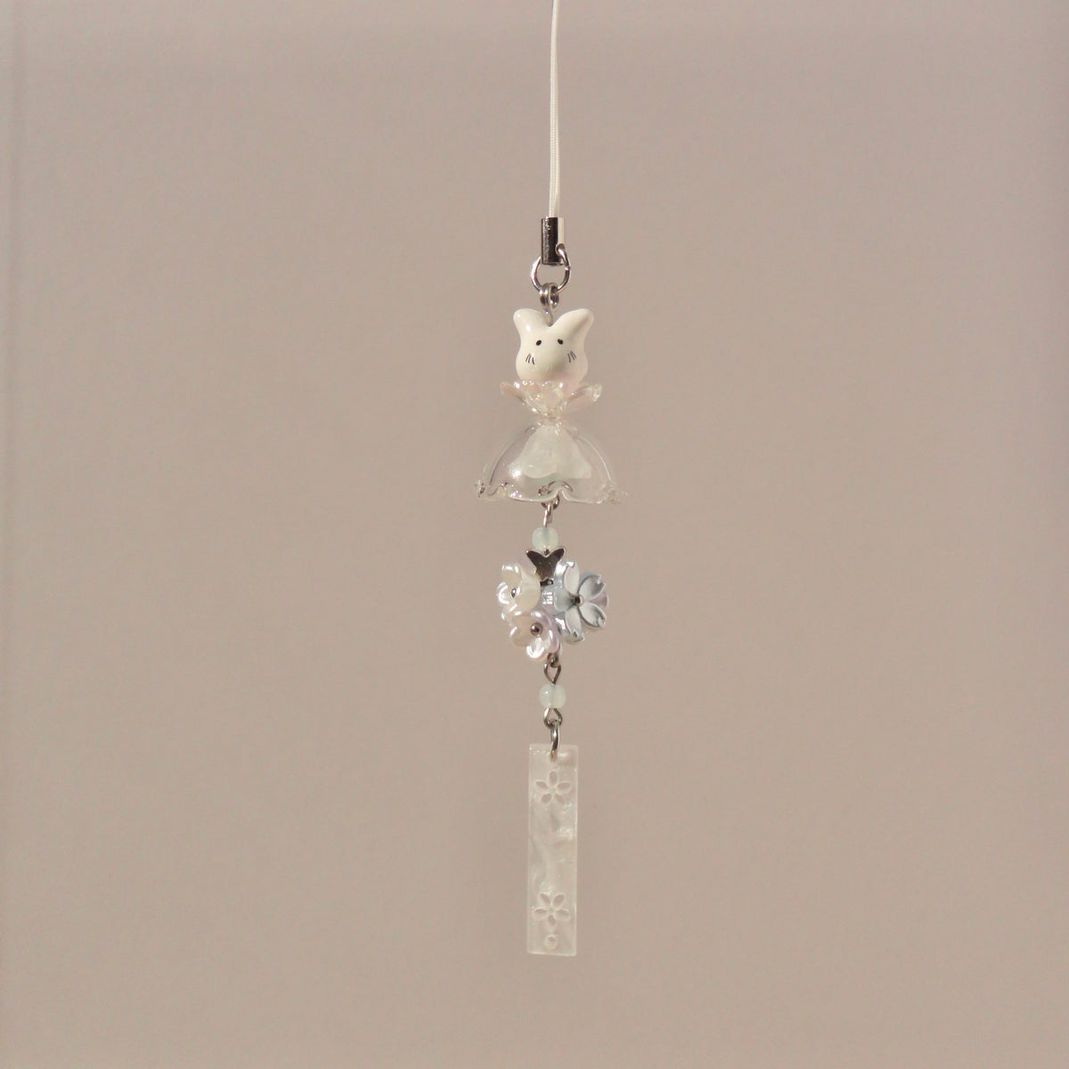 serene phone charm