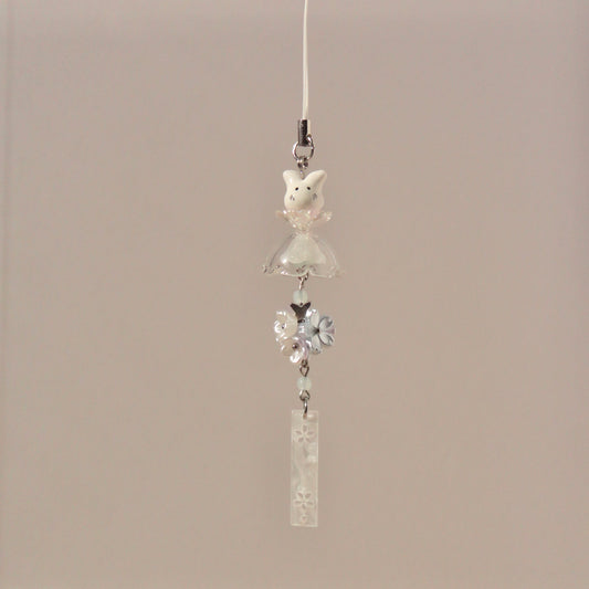 serene phone charm